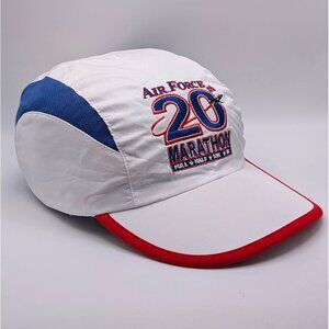 Air Force 20th Marathon Military Running Exercise Adjustable Hat Lightweight Cap